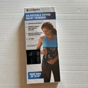 NWT- Stamina-adjustable zipper waist trimmer, waist size is 28 inches to 36 inch